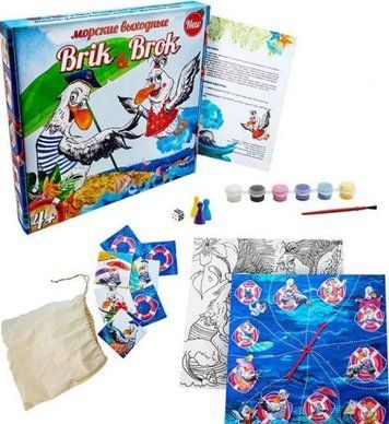 Настільна гра, що розвиває Морські вихідні Brik@Brok 123601 фото