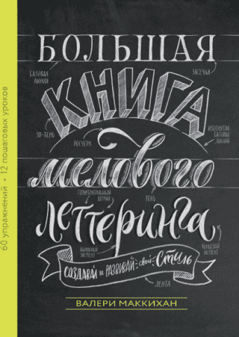 Большая книга мелового леттеринга. Создавай и развивай свой стиль 94675 фото